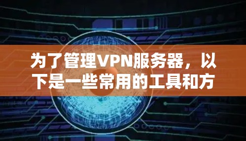 为了管理VPN服务器，以下是一些常用的工具和方法，根据不同的需求进行分类